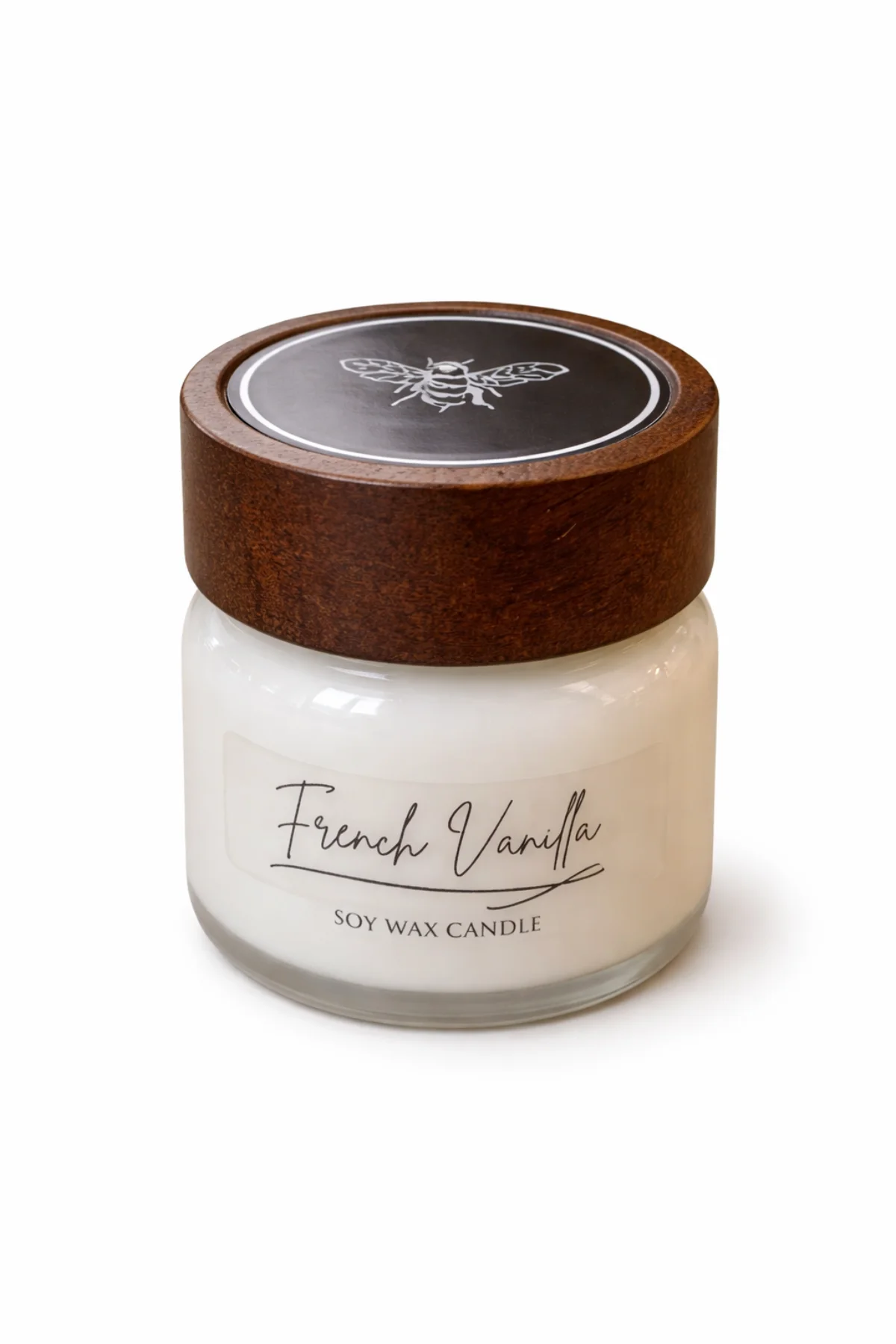 French Vanilla Wood Lid